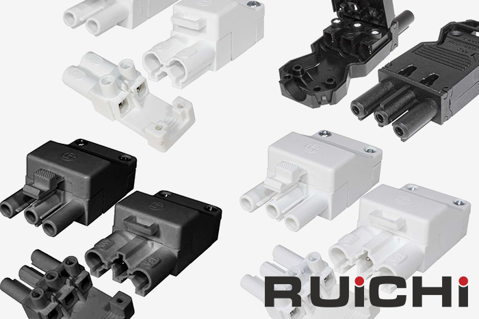 Новинки ассортимента! Разборные пластиковые коннекторы для соединения электрических проводов RUICHI.