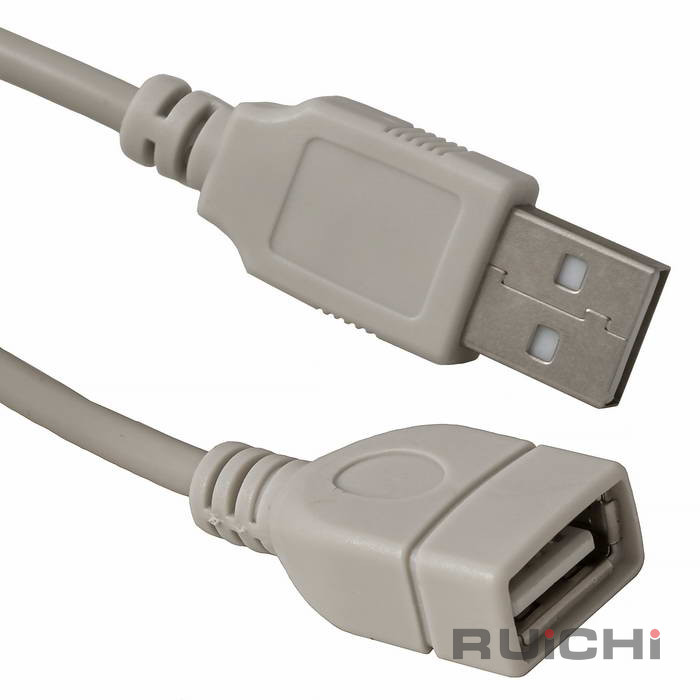 Кабель компьютерный USB соединительный RUICHI USB-AF-USB-A(m), 1.8 м