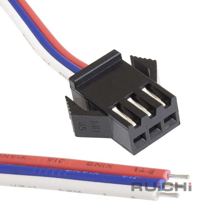 Межплатный кабель питания (гнездо) RUICHI SM-коннектор, 3Pх150 мм, 22AWG, с шагом 2,5  мм.