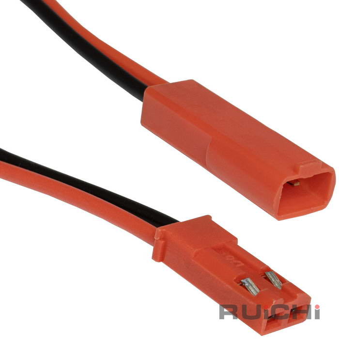 Кабель с разъемом SYP-2 контакта AWG22 0.1m (JST) (вилка + гнездо) комплект