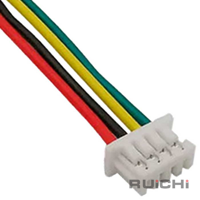 Разъём контактный RUICHI  SH 1,25mm 4pin 100mm F (гнездо)  с 4 контактами 26AWG 10 см