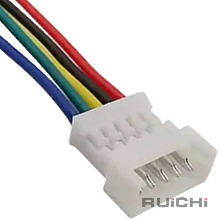 Разъём контактный RUICHI  SH 1,25mm 5pin 100mm M (штекер)с 5 контактами  26AWG 10 см
