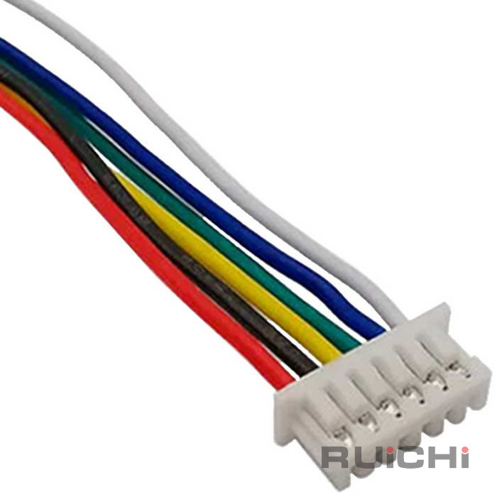 Разъём контактный RUICHI  SH 1,25mm 6pin 100mm F (гнездо) с 6 контактами  26AWG 10 см