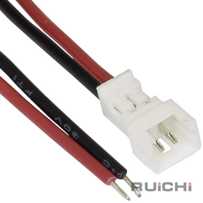 Разъём контактный RUICHI  SH 1,25mm 2pin 100mm M (штекер)  с 2 контактами 26AWG 10 см