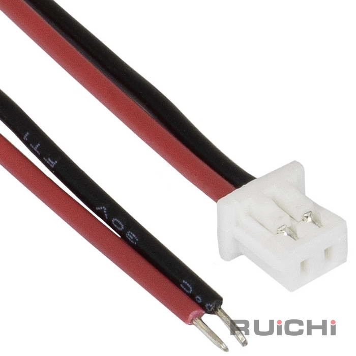 Разъём контактный RUICHI SH 1,25mm 2pin 100mm F (гнездо) с 2 контактами 26AWG 10 см
