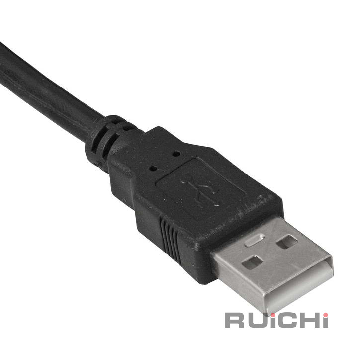 Компьютерный шнур RUICHI USB 2.0 A(m)-DC 0.7x2.5 мм, 1.5 м