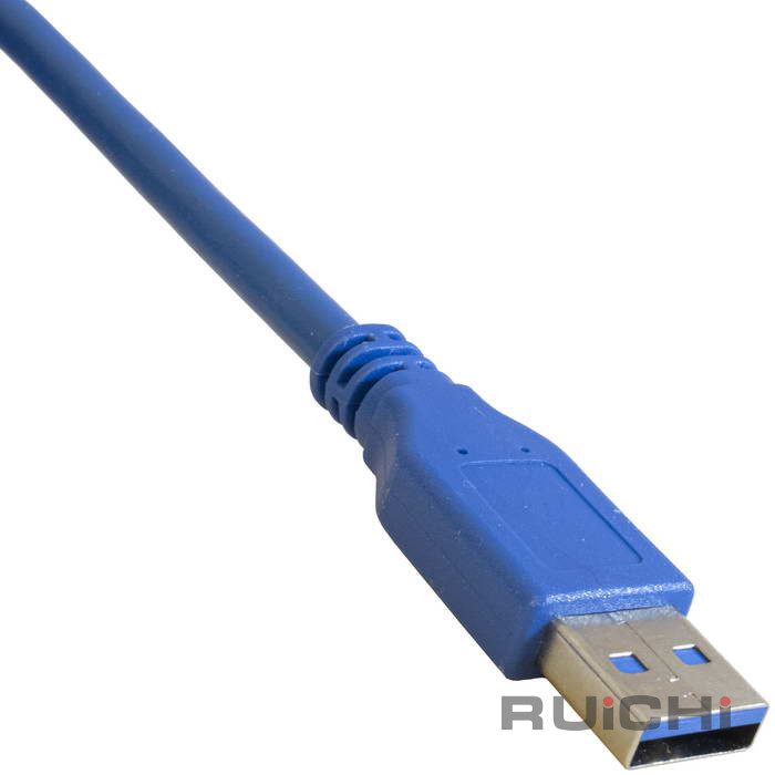 Компьютерный шнур RUICHI USB 3.0 A(m)-micro USB B(m), 1.8 м, чёрный