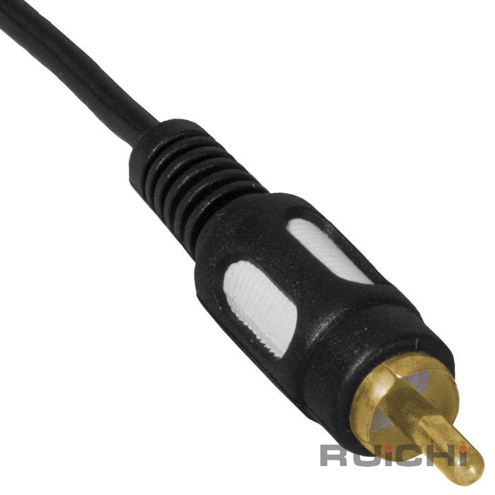 Аудио-видео шнур RUICHI Stereo 3,5 мм - 2 RCA, 1.5 м