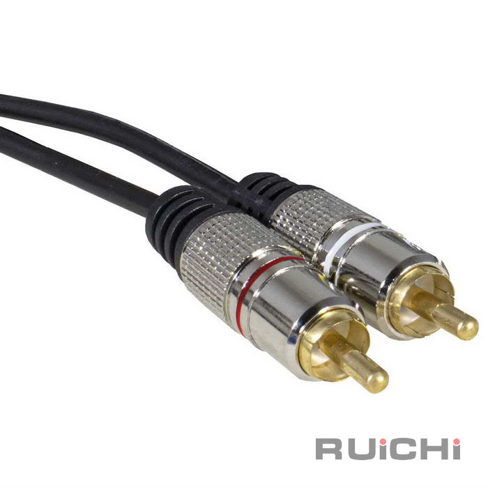 Аудио-видео шнур RUICHI 2 RCA - 2 RCA, 1.5 м