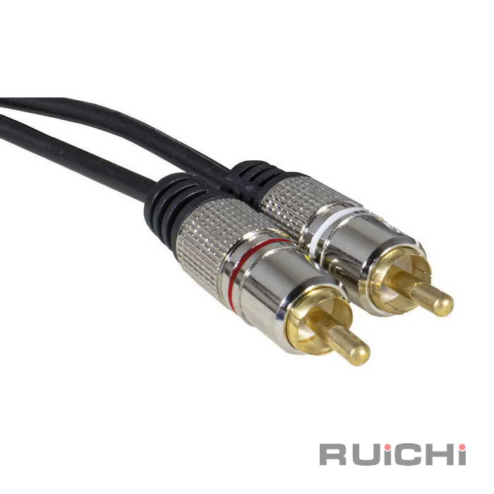 Аудио-видео шнур RUICHI 2 RCA - 2 RCA, 1.5 м