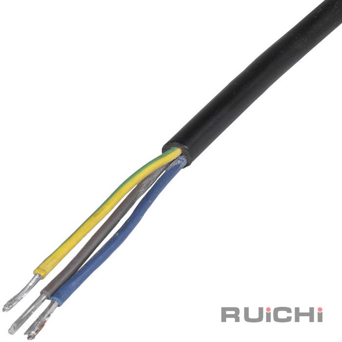 Шнур сетевой для блока питания с вилкой IEC C5 неоконцованный RUICHI SCZ 0.5 м, 3х0.75 мм2