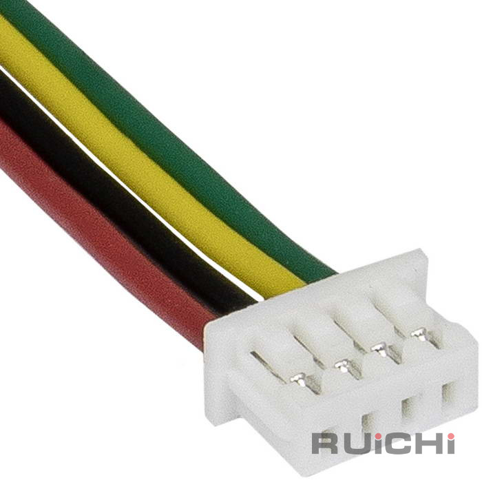Разъём контактный RUICHI  SH 1,25mm 4pin 100mm F (гнездо)  с 4 контактами 26AWG 10 см