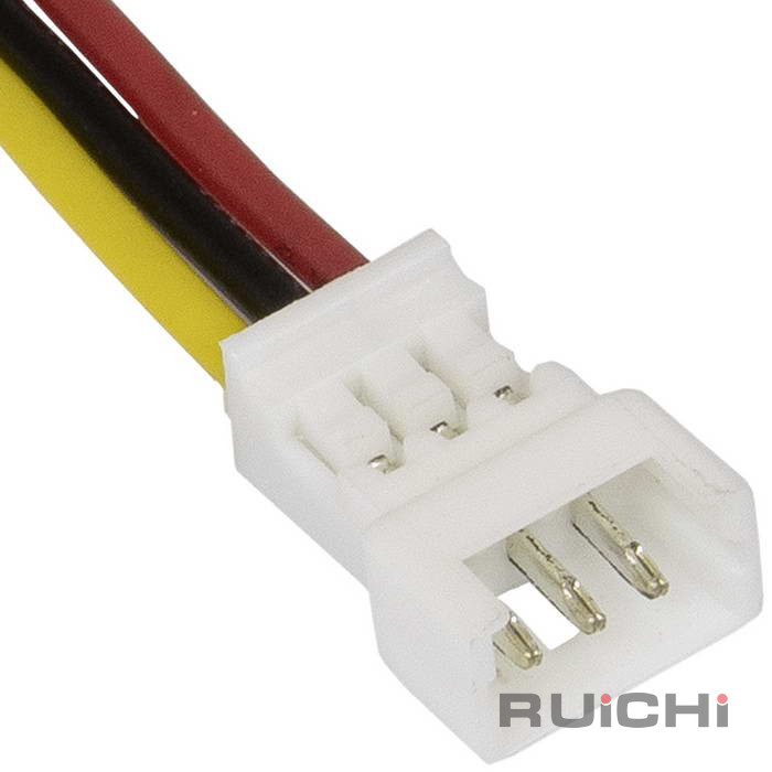 Разъём контактный RUICHI  SH 1,25mm 3pin 100mm M (штекер) с 3 контактами 26AWG 10 см