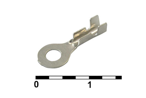 Наконечник кольцевой неизолированный RUICHI DJ431-3A-B, 1,0-1,5 мм2 ...