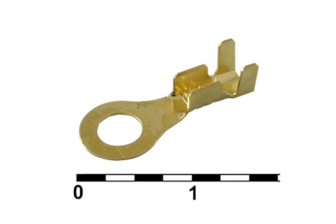 Наконечник кольцевой неизолированный RUICHI DJ431-4B, 1,0…1,5 мм2 ...