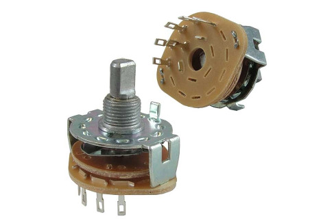 Галетный переключатель RUICHI SR25-1-1-5, 5 положений, 1 направление ...