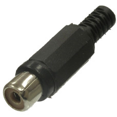 Разъём RCA RUICHI RP-406, чёрный