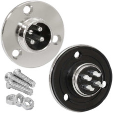 Разъём цилиндрический малогабаритный RUICHI GX16M-4E, 4 контакта