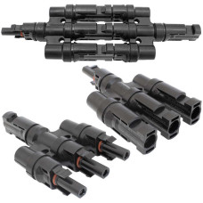 Коннектор для солнечных батарей RUICHI DF-2601A-3P (MC4Y AB) универсальный