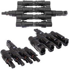 Коннектор для солнечных батарей RUICHI DF-2601A-4P (MC4Y 3x1) универсальный