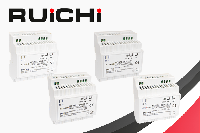 Расширение линейки RUICHI: компактные блоки питания HDR-12 в пластиковом корпусе