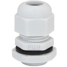 Кабельный ввод RUICHI PG 9 (4-8)  Серый, полипропилен